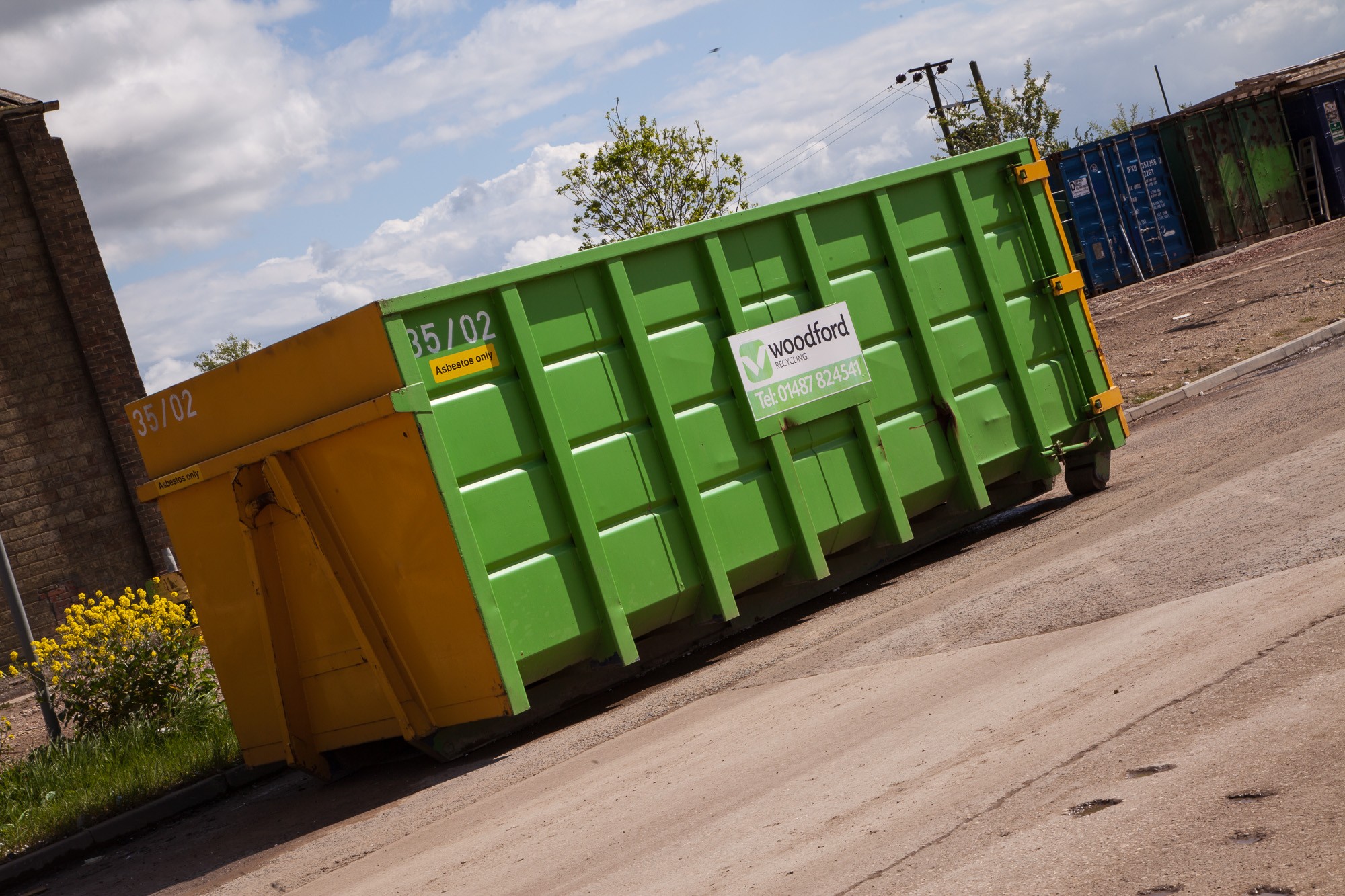 woodford-recycling-roll-on-roll-off-skip-RORO-container