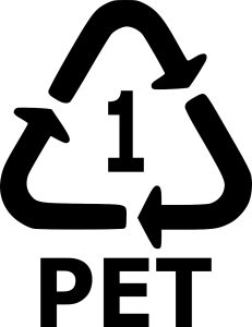 PET recycling symbol