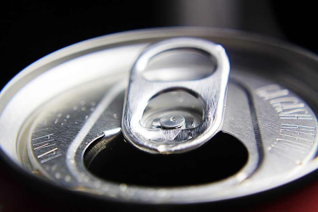 washed out aluminium can - Woodford Recycling 