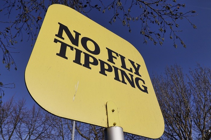 No Fly Tipping Sign | Woodford Recycling