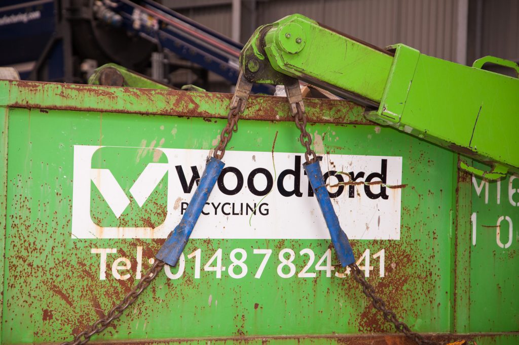 Woodford Recycling skip